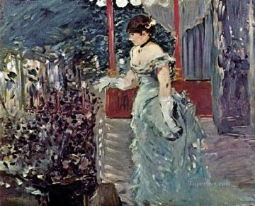 Edouard Manet Painting - Singer at a Cafe Concert Eduard Manet